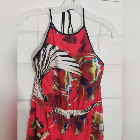 Clover CANYON Floral Halter Jumpsuit MEDIUM NWT HOST PICK! - Picture 3 of 8